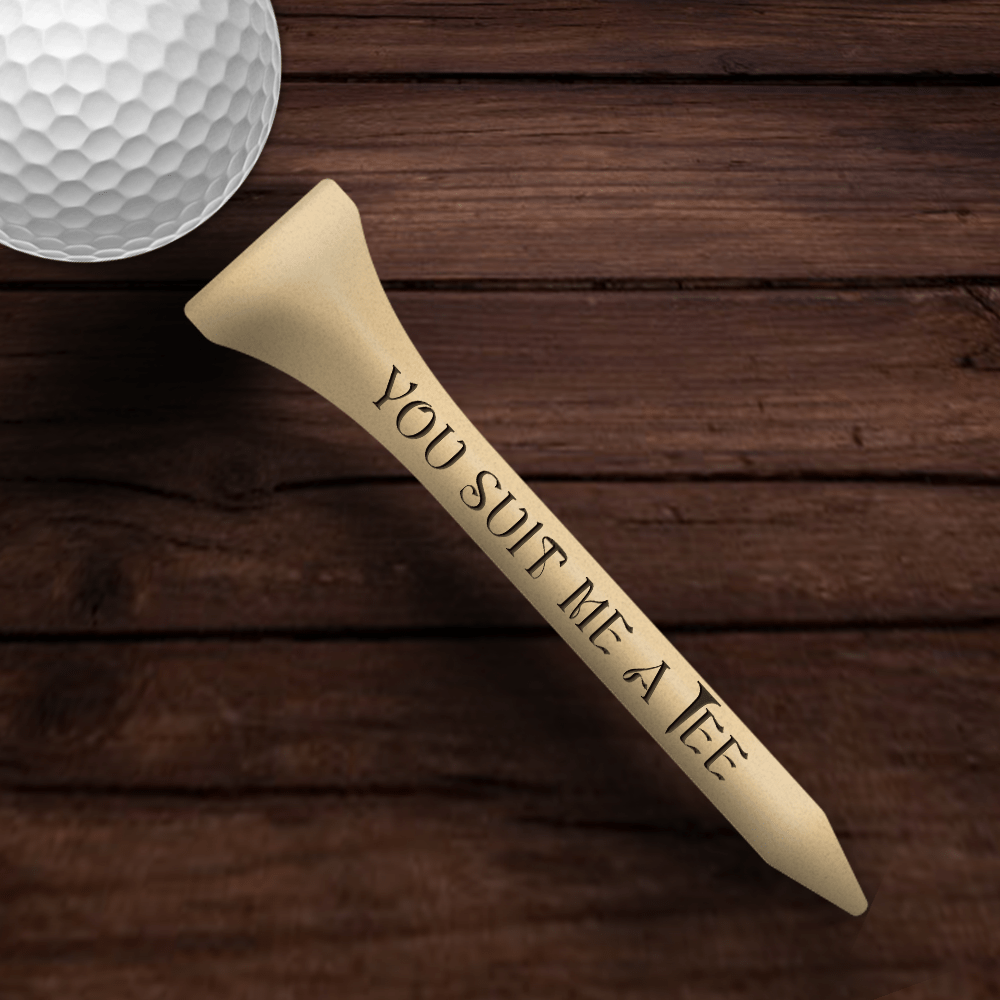 Wooden Golf Tee - Golf - To My Par-fect Man - I Love You Fore-Ever - Gah26007