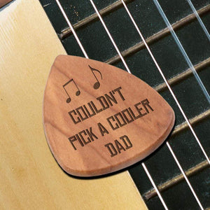 Wooden Guitar Pick 1 Pcs - Guitar - To My Dad - Couldn't Pick A Cooler Dad - Ghea18002