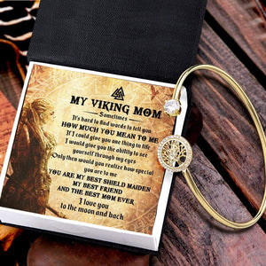 Yggdrasil Bracelet - Viking - To My Viking Mom - I Love You To The Moon And Back - Gbbd19012