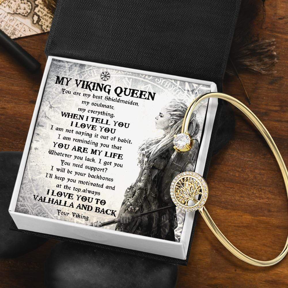Yggdrasil Bracelet - Viking - To My Viking Queen - I Love You To Valhalla And Back - Gbbd13001